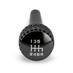 Jeep Wrangler TJ Shift Knob - DV8 Offroad - 'Tired Tread' Design, 6-Speed - Black - `05-`06